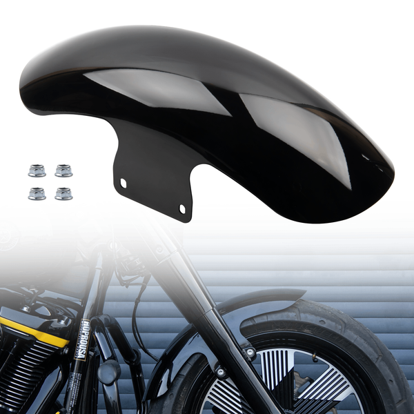ホースフェイス　HARLEY-DAVIDSON 　ブラック　フェード Harley Davidson 21 x 5 Fat Front Wheel Black Contrast - Glide