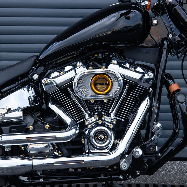 Chrome Super Ring Air Cleaner For Harley Davidson 2018-2024