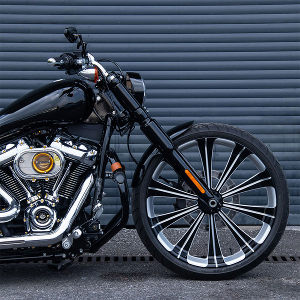 ハーレーダビッドソン ブレイクアウト2024 117 エアクリーナーキット Chrome Super Ring Air Cleaner For Harley Davidson 2018-2024
