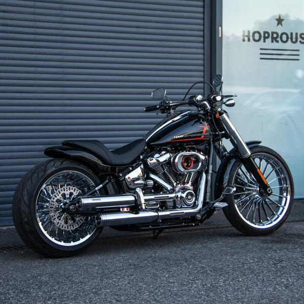Chrome Tubeless Wheels for Harley Softail Breakout 2013-2025