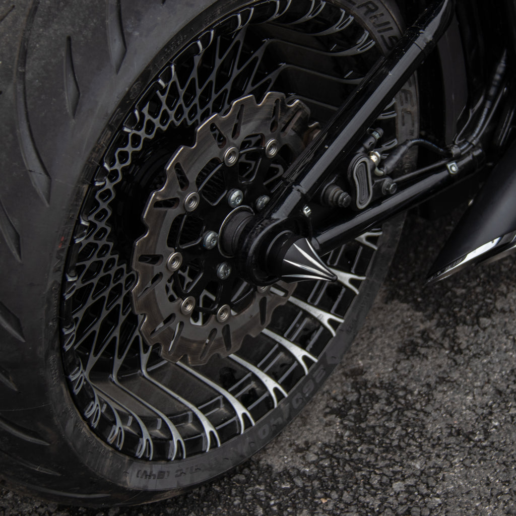 Axle Nut Covers for Harley 2018+ Softail Fatboy Breakout Street Bob