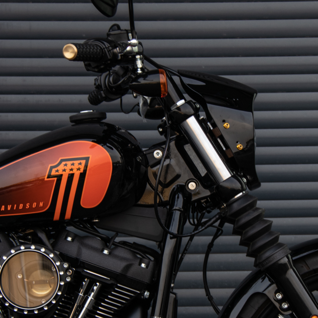 Harley Breakout Handlebars Harley Breakout Riser Extensions (see