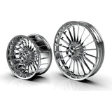 Hoprousa Chrome Front 18x4.25 21x3.5 23x3.75 21x5.5 Inch Rear 18x8.5 Inch Harley Wheels For Harley Davidson Softail Fat Boy 2018-2024, Tubeless Wheels Rims
