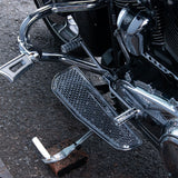 Waffle Rider Stretched Floorboards For Harley 1986+ Touring All models