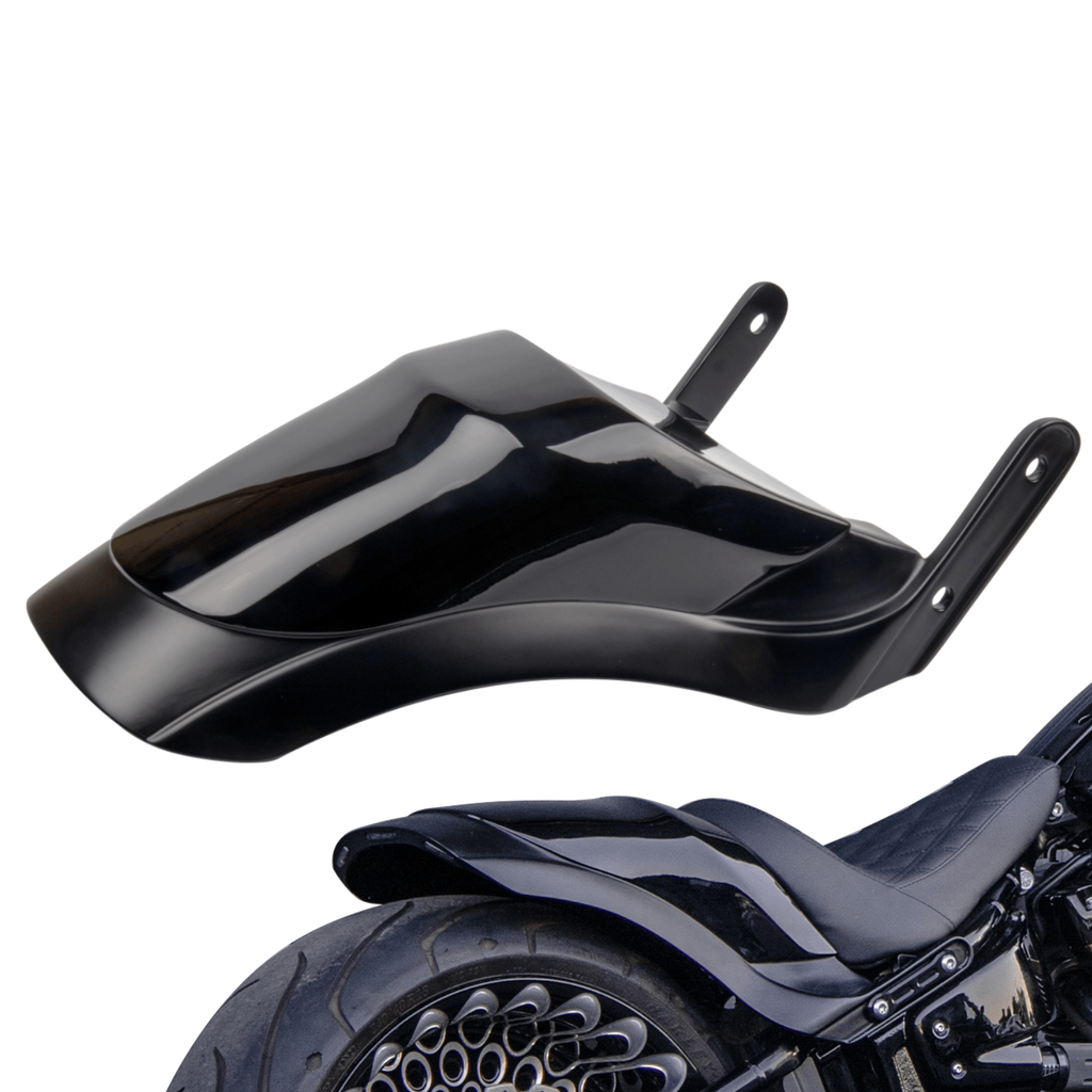 Hoprousa GT Gloss Black Short Rear Fender With Brake Turn Lights Hoprousa GT Gloss Black Short Rear Fender With Brake Turn Lights
