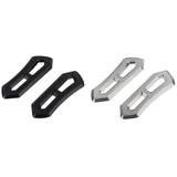 Hoprousa Motorcycle Floorboards Foot Pegs Chrome Black Driver Stretched Footrests Chopper Bobber Diamond Hollow-out For Harley 2018 later Softail Models equipped with Rider Footboards Fatboy