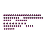 78pcs Purple Titanium Screws with color ring For Harley M8 Softail/Touring