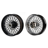 18x5.5" Fat Spoke Tubeless Rear Wheel For '09-later Harley Touring Models Single Disc with Abs Bearing