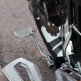 Hoprousa Motorcycle Diamond Chrome Black Shifter Peg For Matching Footboard Fit  For 2018+ Fatboy