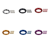 HOPROUSA Multi-color Rings For HOPROUSA Oval Air Cleaner for Harley Davidson 2018+ Softail 107/114/117 All Model Fatboy Breakout Street Bob 2017+ Touring 107/114 All Model Road King Street Electra Glide Trike