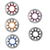 14" Big-5 Holes Front Hole Brake Rotor with Caliper Adapter For Harley Davidson 08-23 Touring Models