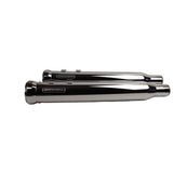 Slip-on Black Chrome Mufflers Powerful Deep Sound For 2017-later Harley Touring Models Road King Street Road Glide