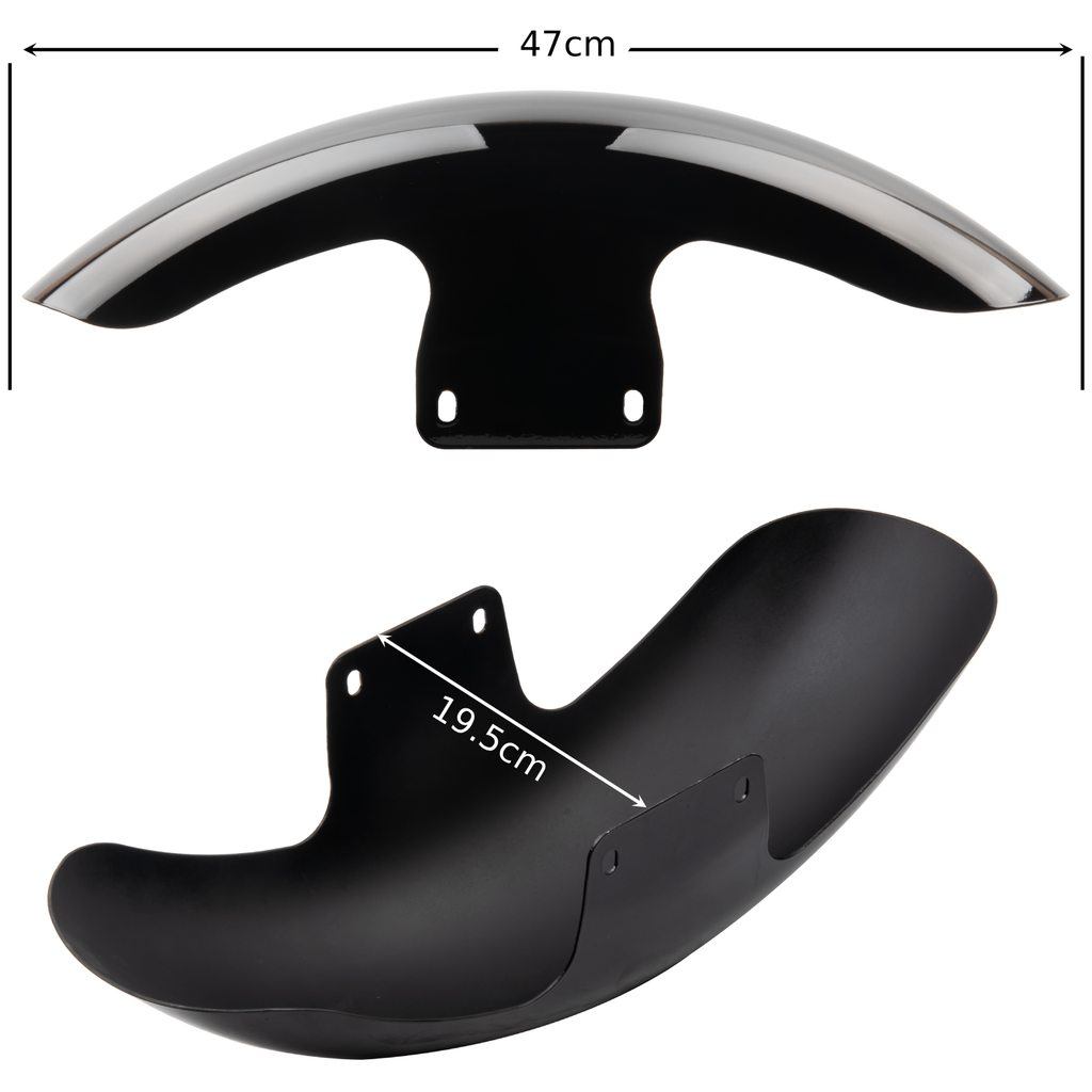 Short Front Fender for 2018+ Harley Fat Boy Stainless Steel Gloss Short Front Fender for 2018+ Harley Fat Boy Stainless Steel Gloss