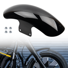 Short Front Fender for 2018+ Harley Fat Boy Stainless Steel Gloss