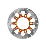14" Big-5 Holes Front Lightning Brake Rotor with Caliper Adapter For Harley Davidson 08-23 Touring Models