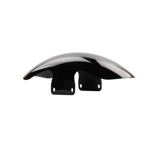 Short Front Fender for 2018+ Harley Fat Boy Stainless Steel Gloss Black