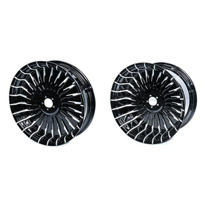 3D Blade Forged Wheels with Hubs For 2018+ Harley Softail Models