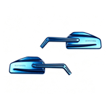 Blade Forged Left Right Side Mirrors Universal for Harley 1982+ Sportster Dyna Softail Touring Models
