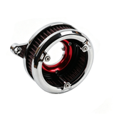 Chrome Dual Ring Air Cleaner For Harley Davidson 2018-2024 Softail 107/114/117 All Models & 2017-2023 Touring 107/114/117 All Models