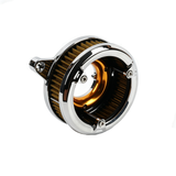 Chrome Dual Ring Air Cleaner For Harley Davidson 2018-2024 Softail 107/114/117 All Models & 2017-2023 Touring 107/114/117 All Models