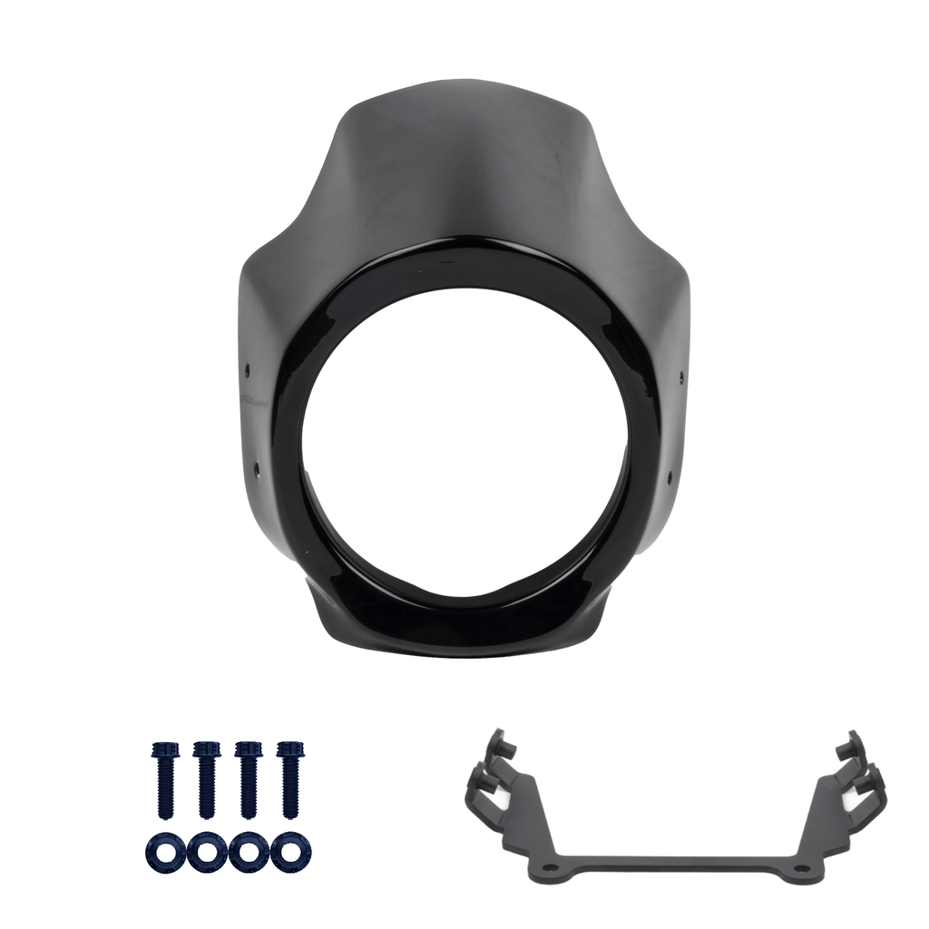 【メーカー再生品】 Hoprousa Trim Headlamp Cover Light Head Front Black Gloss 小物