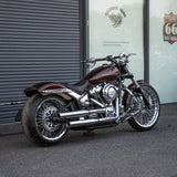 Hoprousa Chrome Front 21x3.5/23x3.75 Inch Rear 18x8.5 inch Wheels for Harley Davidson Softail Breakout 2013-2024, Tubeless Wheels Rims