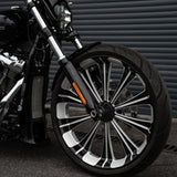 Hoprousa Motorcycle Fender,Gloss Black Short Front Fender Compatible with 2013+ Harley Davidson Softail BREAKOUT FXBR
