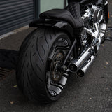 Hoprousa Motorcycle Front Rear Wheels 3D Ape Custom Forged Gloss Black Rims 18X4.5inch 21x3.5inch 18x8.5inch For Harley Sotail Brekout Fat Boy 2018-2024