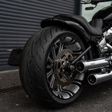 Hoprousa Motorcycle Front Rear Wheels 3D Ape Custom Forged Gloss Black Rims 18X4.5inch 21x3.5inch 18x8.5inch For Harley Sotail Brekout Fat Boy 2018-2024