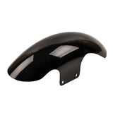Hoprousa Motorcycle Fenders, Custom Short Gloss Black Front Fender Fits For 2008-2017 Harley Davidson Softail Fatboy