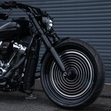 Hoprousa Motorcycle Fender,Gloss Black Short Front Fender Compatible with 2013+ Harley Davidson Softail BREAKOUT FXBR
