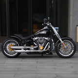 Rear Shock Lowering Kit for M8 Harley Softail Model with pre-load adjuster