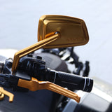 Ape Forged Left Right Side Mirrors Universal for Harley 1982+ Sportster Dyna Softail Touring Models