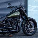 Black Super Ring Air Cleaner with Oil Bypass Kits For Harley 2018-2024 Softail 107/114/117 All Models & 2017-2023 Touring 107/114/117 All Models