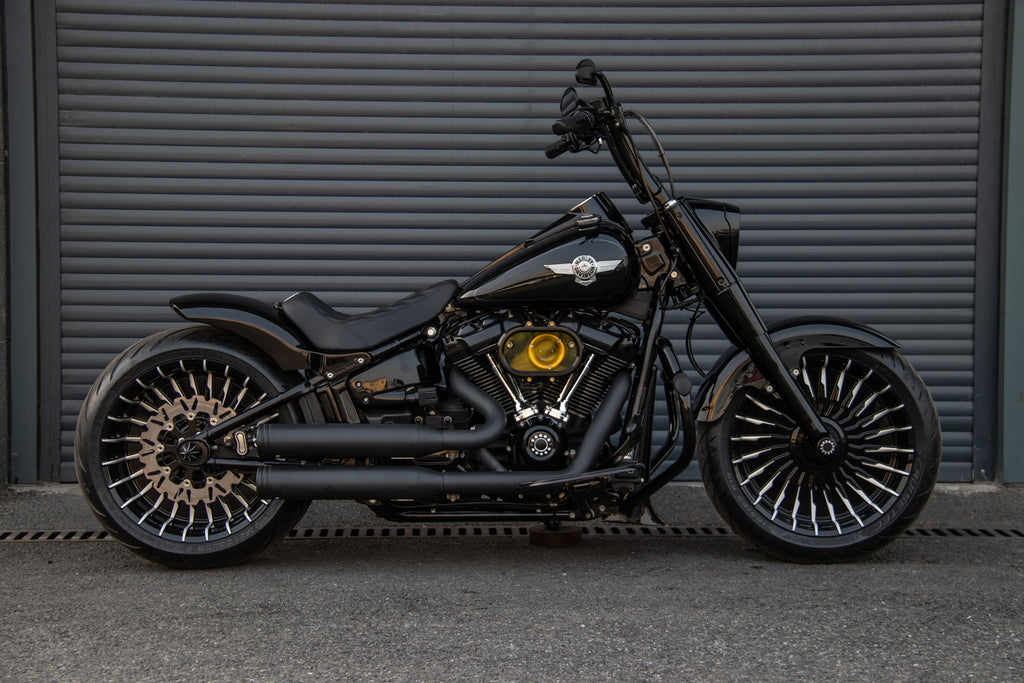 Harley Breakout Custom Rear Fender Harley EVO Softail Springer Custom