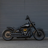 Hoprousa 3D Custom Motorcycle Blade Cast Forged Rear Front Wheels with Hubs For 2018-2024 Harley Softail Fat Boy Breakout Street Bob