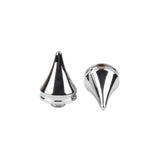 Hoprousa Front Rear Axle Nut Covers Caps Compatible for Harley Davidson 2018+ Softail Models Fatboy Breakout Street Bob Black CNC Aluminum Chrome