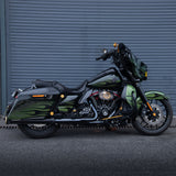 Black Super Ring Air Cleaner with Oil Bypass Kits For Harley 2018-2024 Softail 107/114/117 All Models & 2017-2023 Touring 107/114/117 All Models