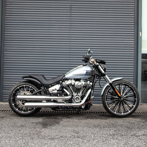 Riders Passenger Double Seat For Short Rear Fender Fits for Harley Softail 2018-2026 Breakout Fat Boy FXBR FLFB