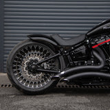 Hoprousa 3D Custom Motorcycle Cast Forged Spider Rear Front Wheels For 2018-2024 Harley Softail Fat Boy Breakout