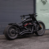 Hoprousa 3D Custom Motorcycle Cast Forged Spider Rear Front Wheels For 2018-2024 Harley Softail Fat Boy Breakout