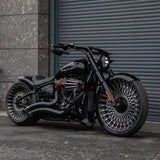 Hoprousa 3D Custom Motorcycle Cast Forged Spider Rear Front Wheels For 2018-2024 Harley Softail Fat Boy Breakout