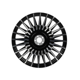 Black Blade Hollow-out Pulley Matching Wheels For Harley 2018+ Softail Models