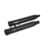Slip-on Black with Rocket End Mufflers Powerful Deep Sound For 2017-later Harley Touring Models Road King Street Road Glide