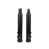 Slip-on Black with Brass End Mufflers Powerful Deep Sound For 2017-later Harley Touring Models Road King Street Road Glide