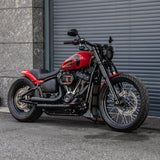 Hoprousa Motorcycle Rear Fender Steel Unpainted Short Mudguard for Harley Davidson Softail 2018-2022 Slim Street Bob Low Rider Fatbob Sports Glide up to 180/200mm Tires