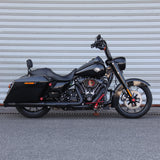 Slip-on Black Mufflers Powerful Deep Sound For 2017-later Harley Touring Models Road King Street Road Glide