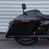 Slip-on Black Mufflers Powerful Deep Sound For 2017-later Harley Touring Models Road King Street Road Glide