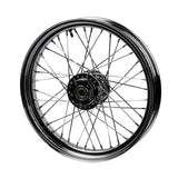 Hoprousa 21" x 3.25" Front Spoke Wheel Rims Gloss Black for Harley Davidson Softail 2018-2023 Street Bob Softail Standard - 21 x3.25 Inch Harley Wheels Tubeless Motorcycle Rims