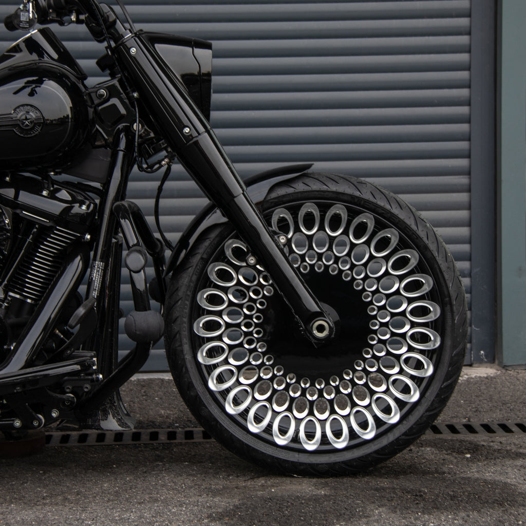 Hoprousa 3D Custom Motorcycle Fat Hole Cast Forged Rear Front Wheels F ...